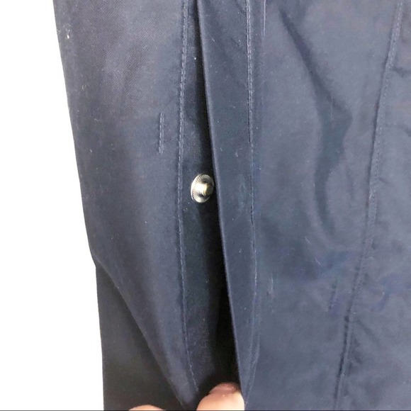 Lands’ End Navy Blue Light Rain Jacket Coat Women's Size Small - Picture 7 of 7